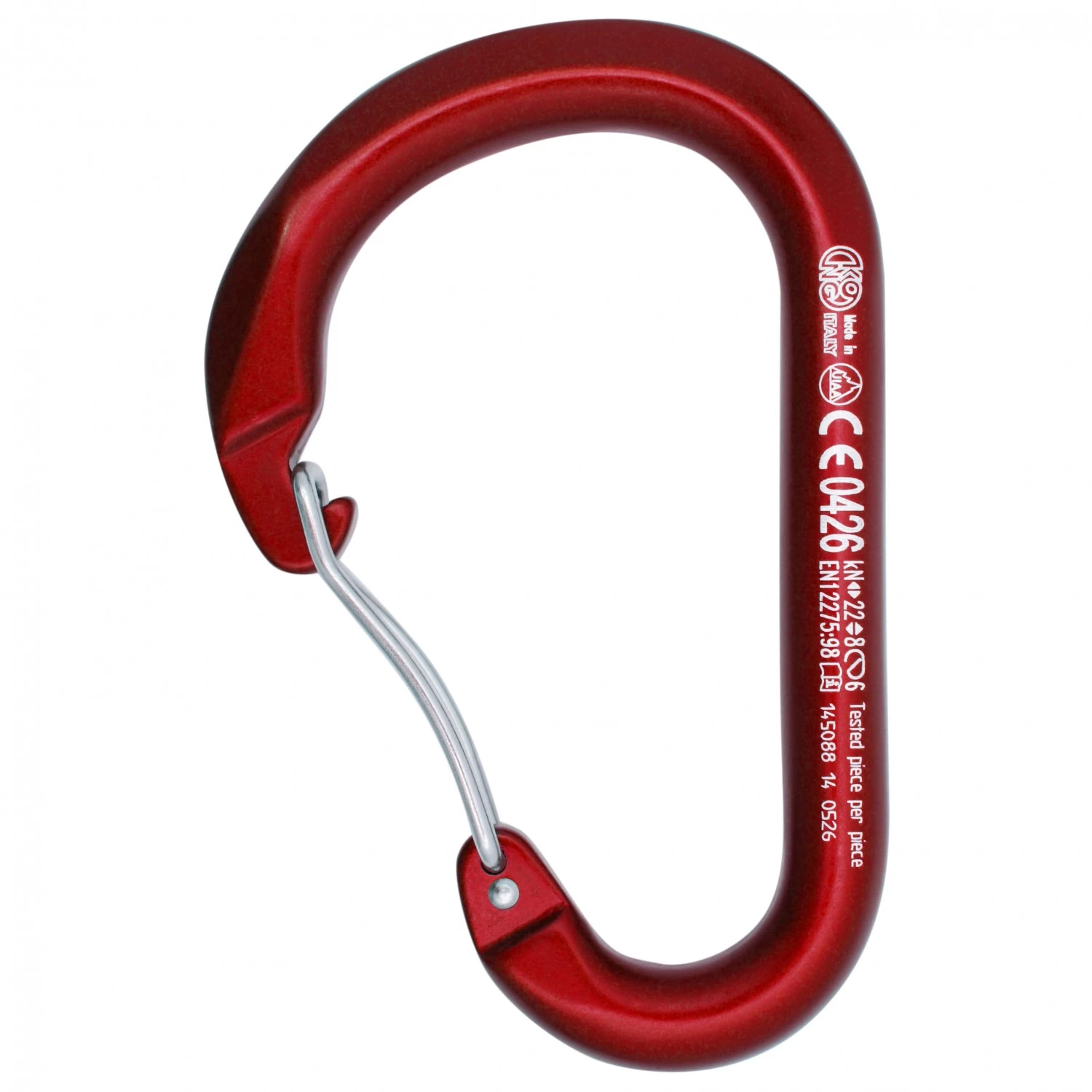 KONG Paddle Wire Bent Gate - Schnappkarabiner 2 KONG Paddle Wire Bent Gate - Schnappkarabiner – Bild 2